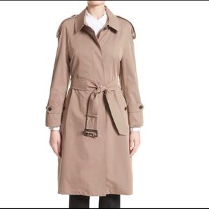 Burberry brown long trench coat oversized med